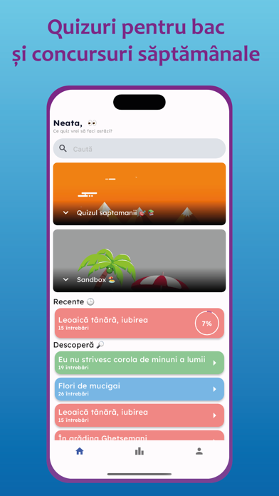 Quizuri BAC Romana Screenshot