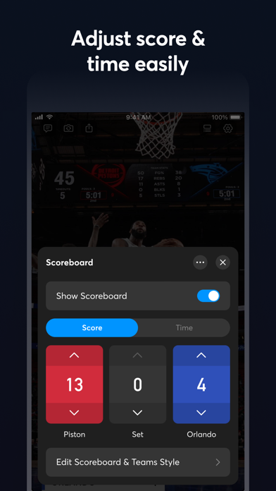 SportCam - Live Scoreboard Screenshot