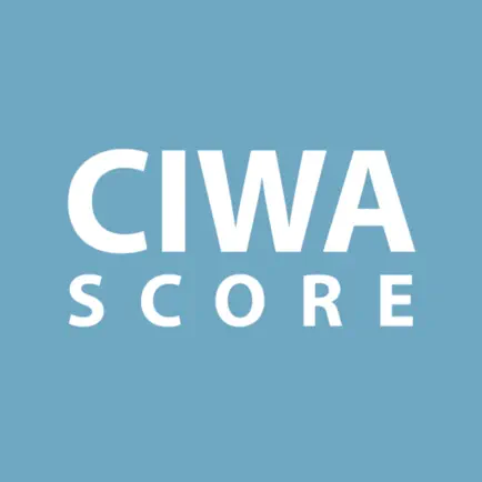 CIWA Score Alcohol Withdrawal Читы