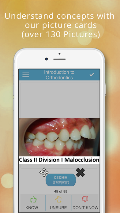 Orthodontics Cram Cards Screenshot