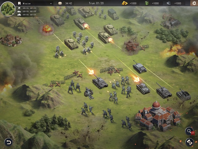 WW2: jeux de guerre stratégie dans l'App Store