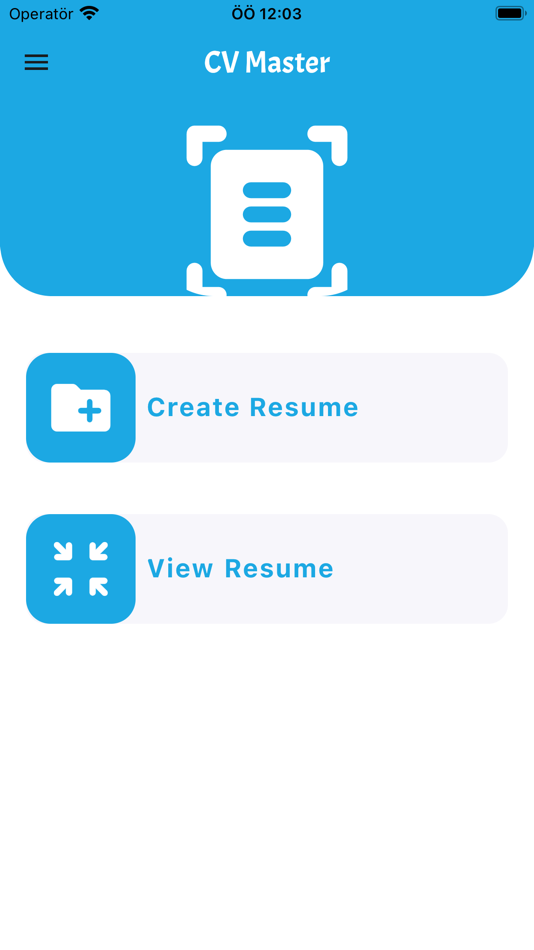 #1. CV Master (iOS) Podle: Cihan Uyaroglu