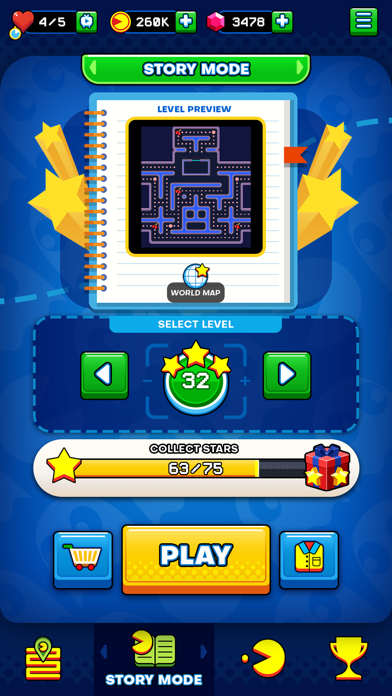 screenshot of PAC-MAN 3