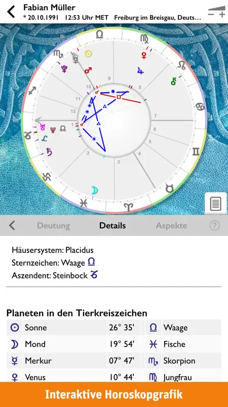 AstroStar: Horoskope berechnen screenshot 1 of 5