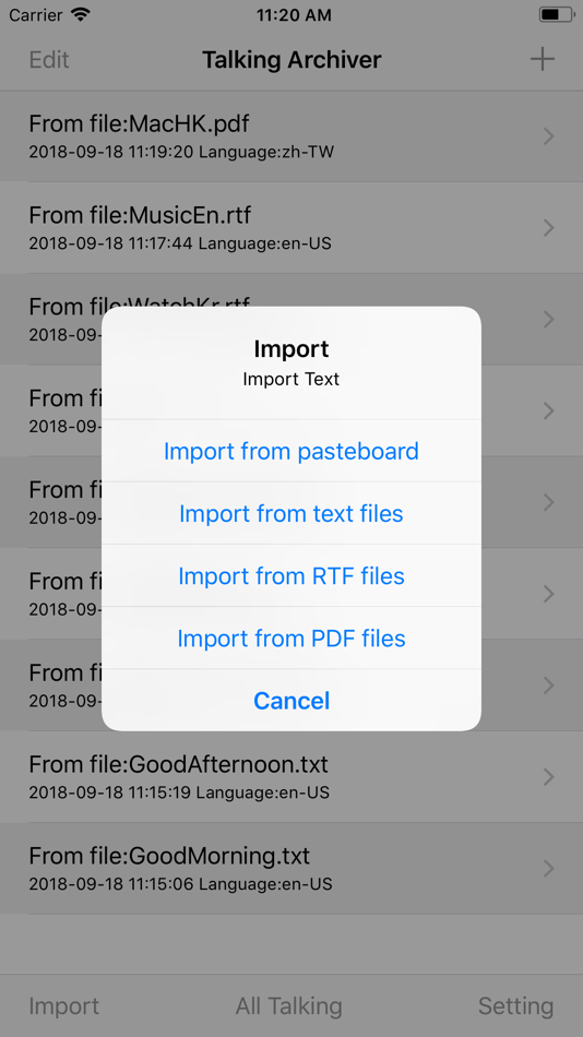 #2. Talking Archiver (iOS) 게시자: 方 沈