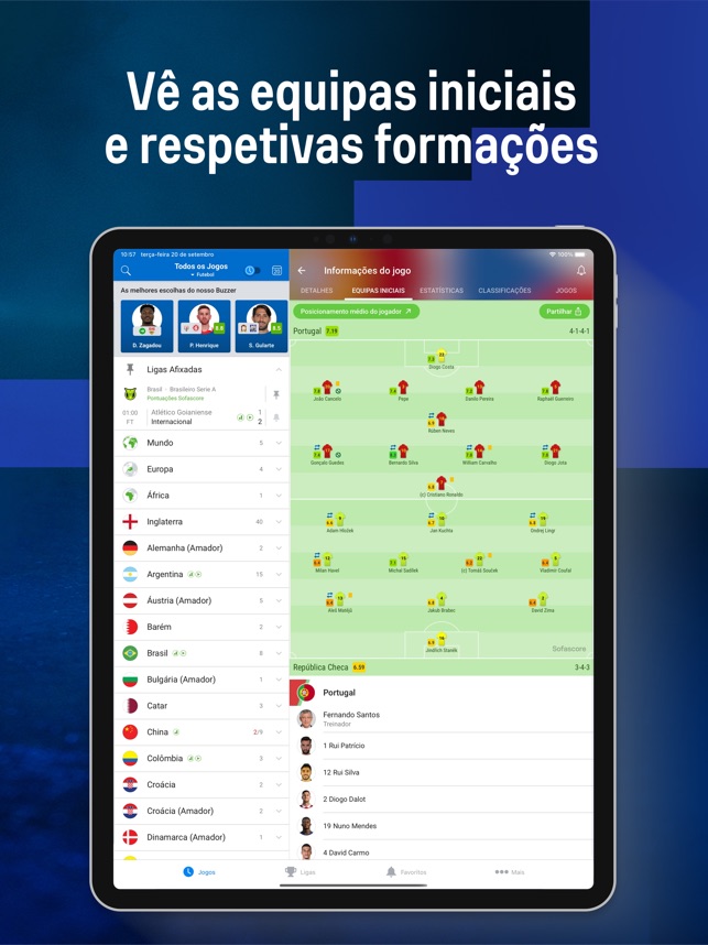 Meus Resultados – Desportos ao vivo no iPhone