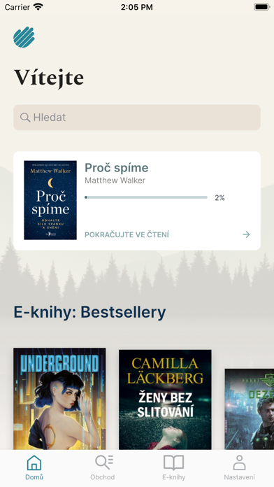 Palmknihy: čtení, poslech Screenshot