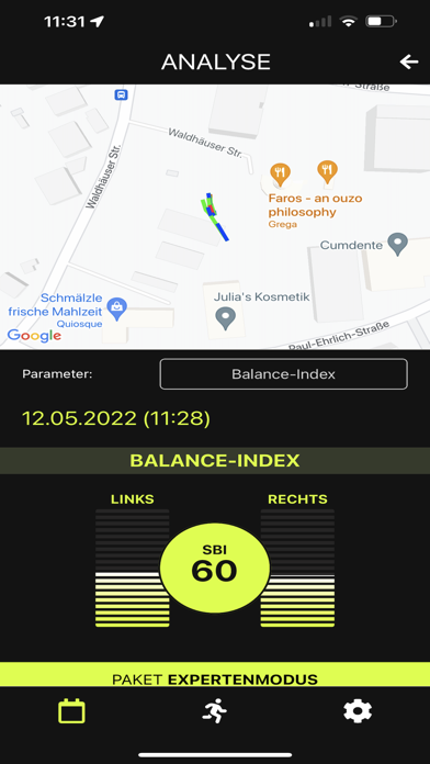 SensoRun Screenshot