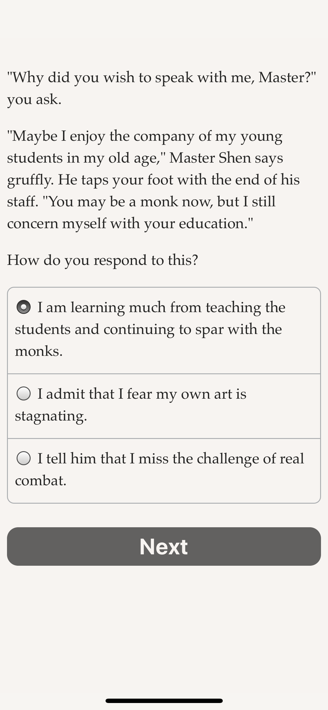 Choice of Kung Fu screenshot 6