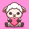 Sheep Love Stickers icon