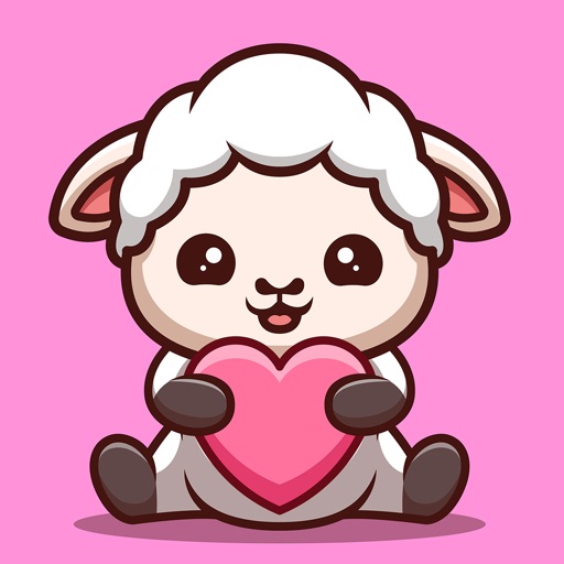 Sheep Love Stickers icon