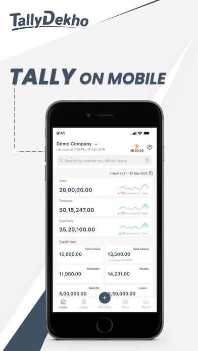 TallyDekho - Tally on mobile Screenshot