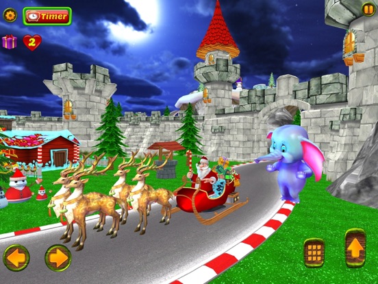 Screenshot #4 pour Santa Christmas Infinite Track