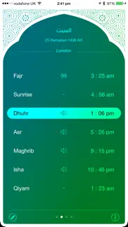 ipray: adhan · prayer · qibla iphone screenshot 2