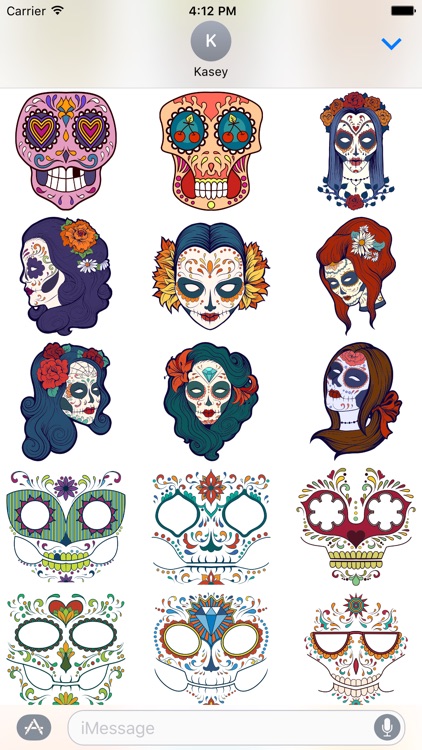 Sugar Skull Stickers