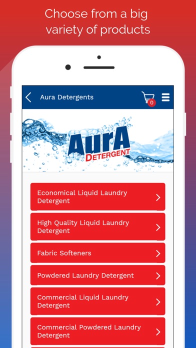 Aura Detergents Screenshot
