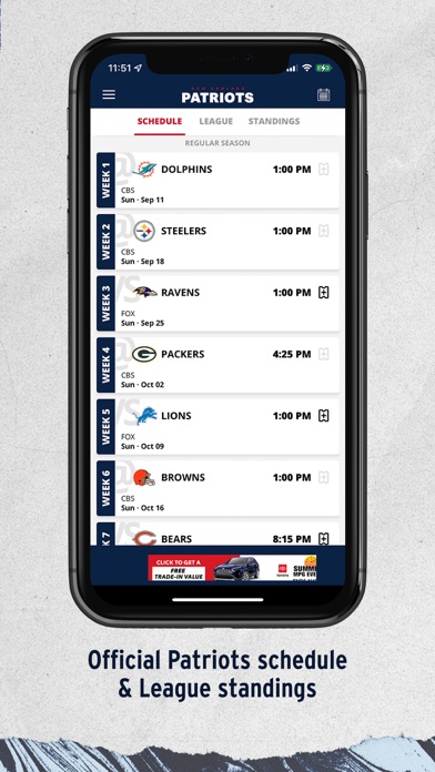 New England Patriots Screenshot