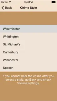 westminster chimes full iphone capturas de pantalla 4