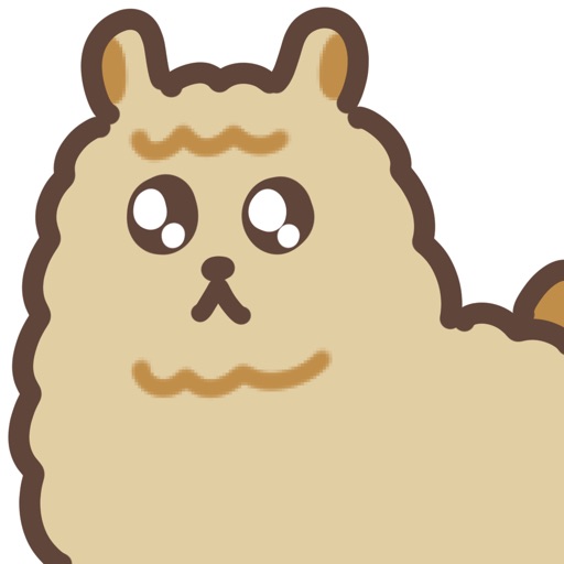 cute llama sticker