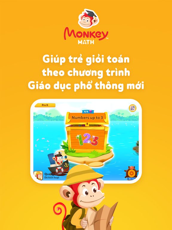 Monkey Math: Kids math gamesのおすすめ画像1