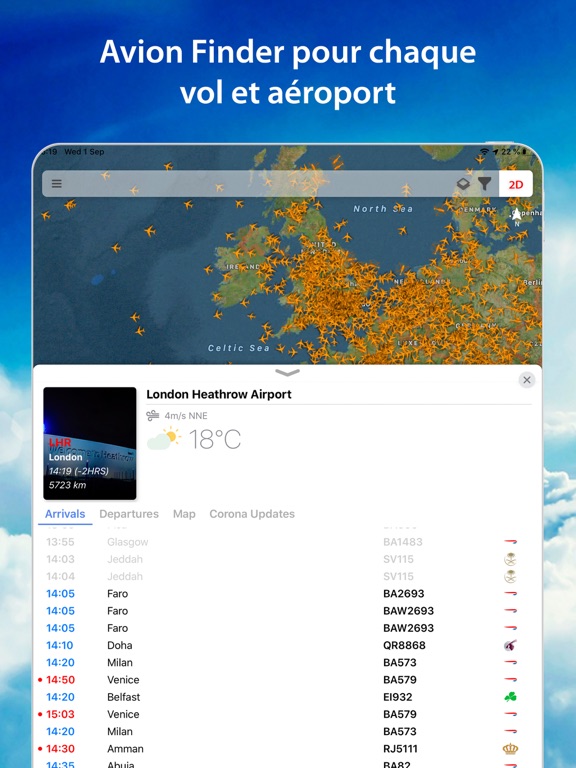 Screenshot #6 pour Flight Tracker 24: Live Radar