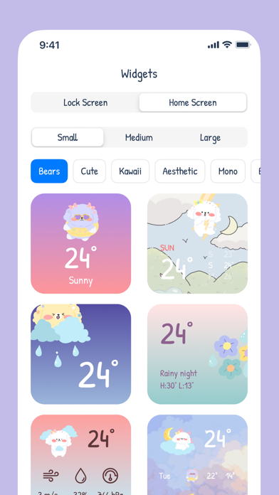 CuteWeather: app plus widgets screenshot 5