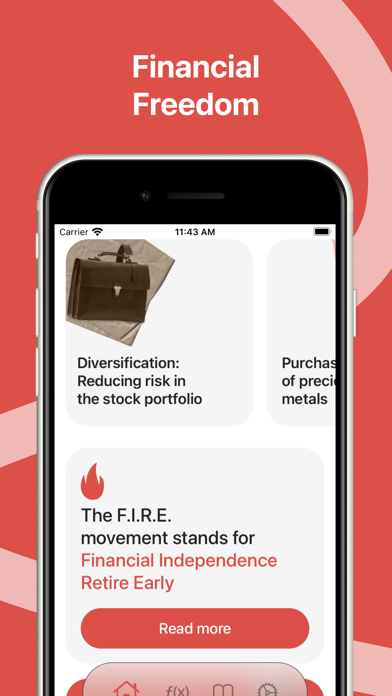 FIRE — Financel Freedom Screenshot