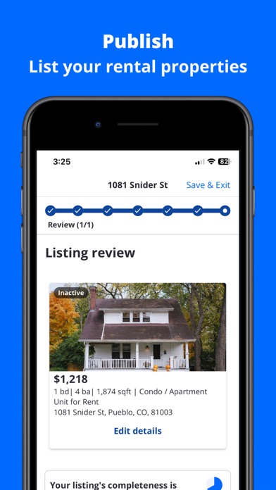 Zillow Rental Manager Screenshot