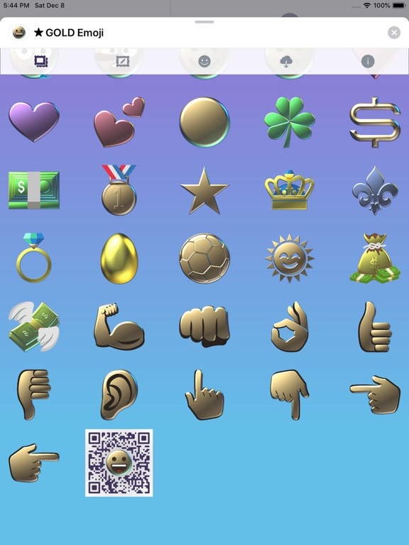 Screenshot #4 for GOLD Emoji • Stickers