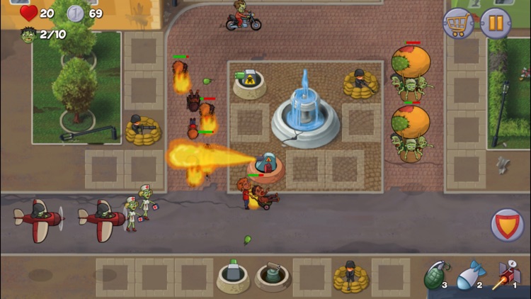 Zombie Town Defense screenshot-3