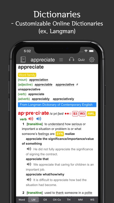 Screenshot #2 pour English Vocab & Dictionaries
