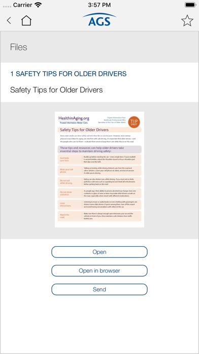 Safe Older Drivers Screenshot