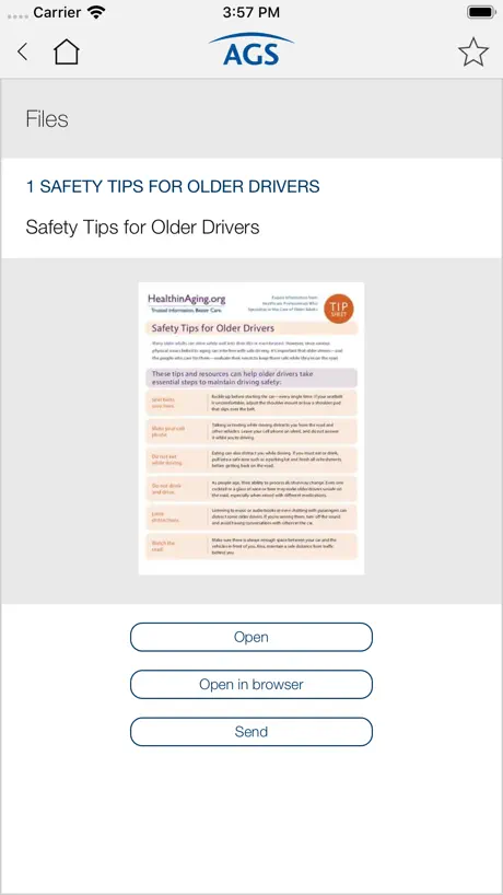 Safe Older Drivers