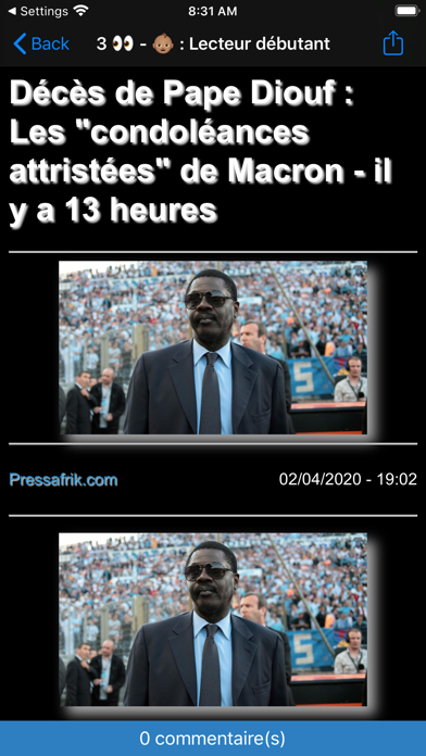 Actu Sénégal - Infos complètes Screenshot