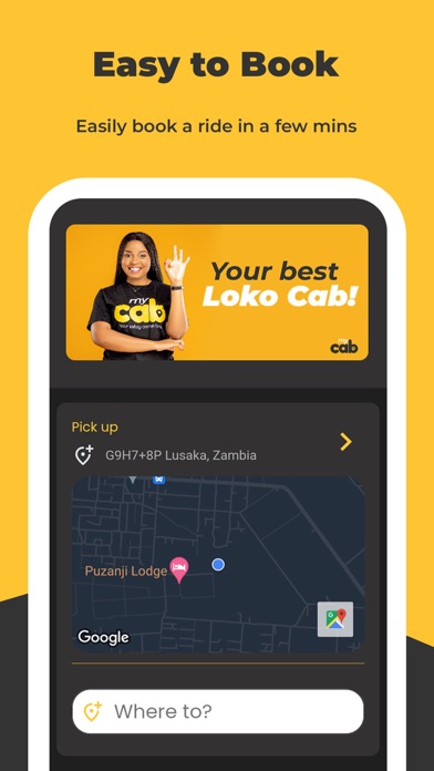 MyCab Zambia Screenshot