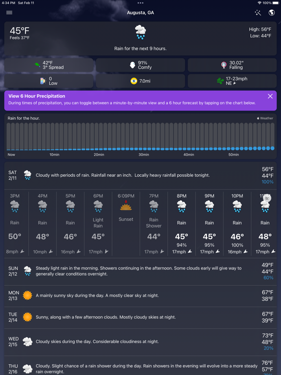 Screenshot #1 for Forecast Bar - Weather + Radar