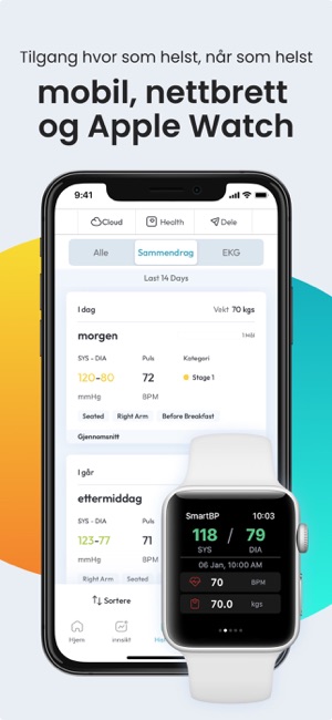 Smart Blodtrykk - SmartBP i App Store