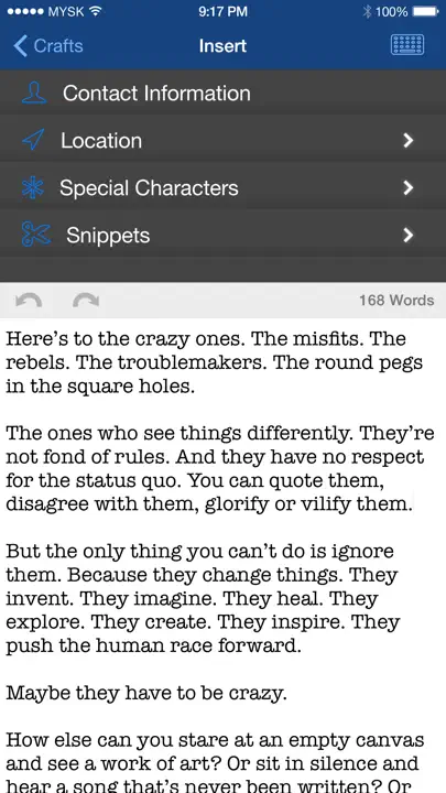 TextCrafter 2 ~ Craft & Share iPhone-skjermbilde 3