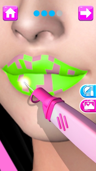 Lip Art 3D Beauty Makeup Games Screenshot