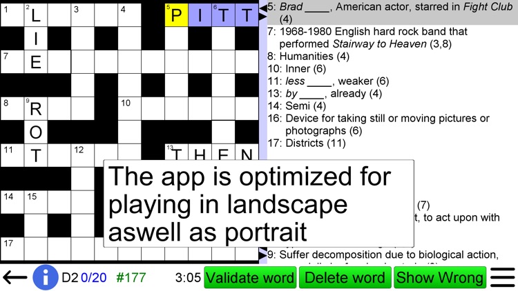Crossword Unlimited + screenshot-3