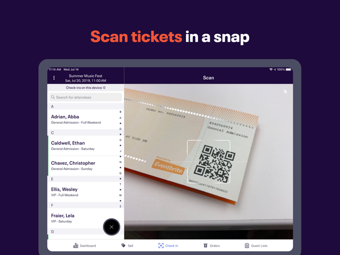 Eventbrite Organizer