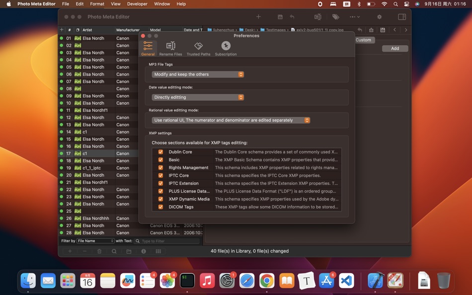 #7. Photo Meta Editor (macOS) Podle: 恒卓 刘