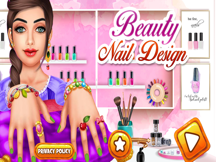 Nail Salon Girl Fashion Game