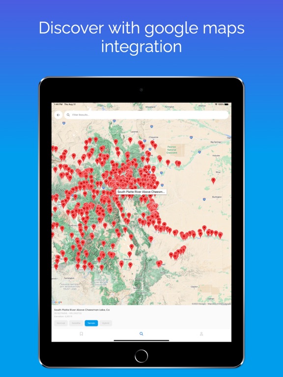Riffle: River Levels & Weather iPad screenshot 3 - Weather app