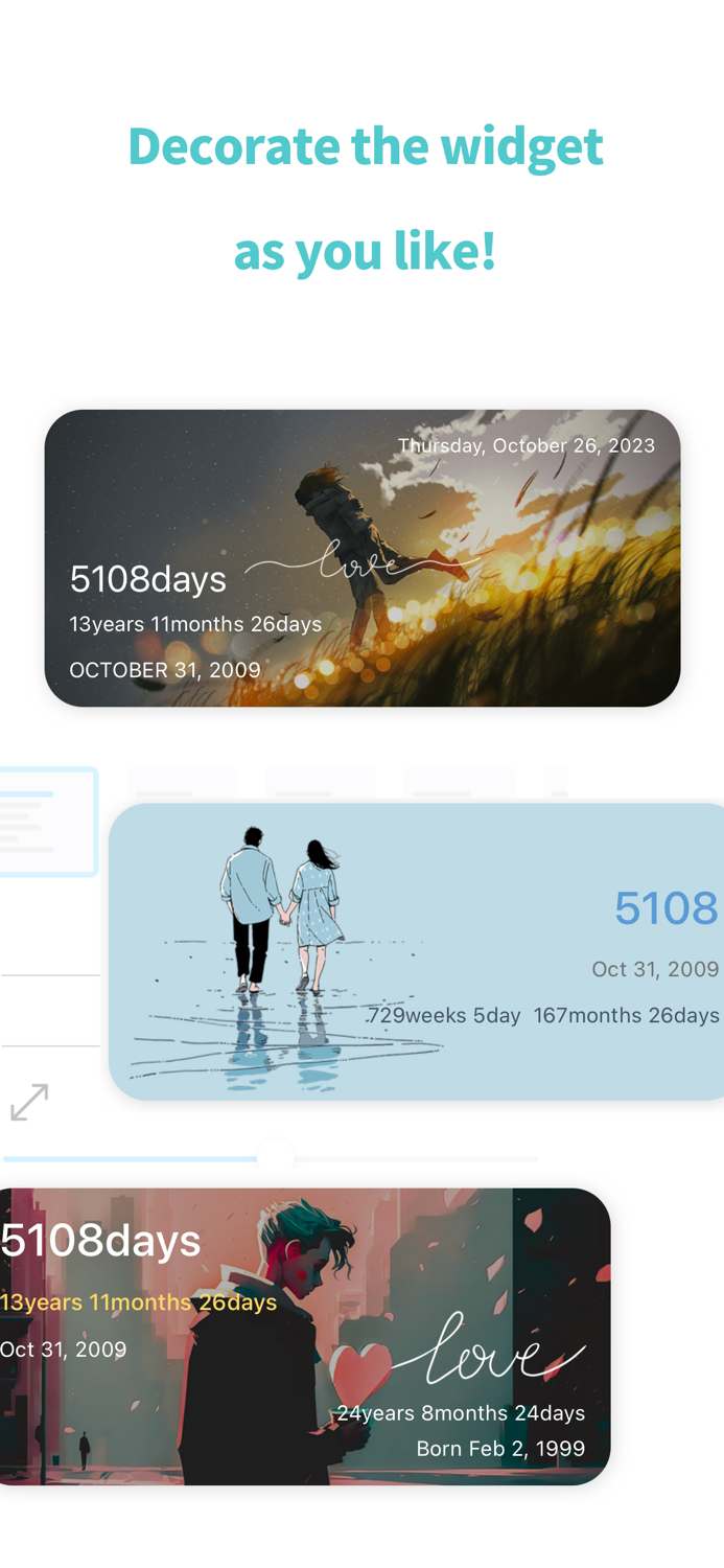 Couple Widget - Love Countdown