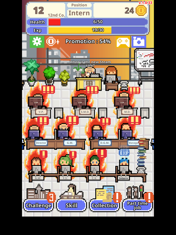Don't get fired! iPad screenshot 6 - Games app