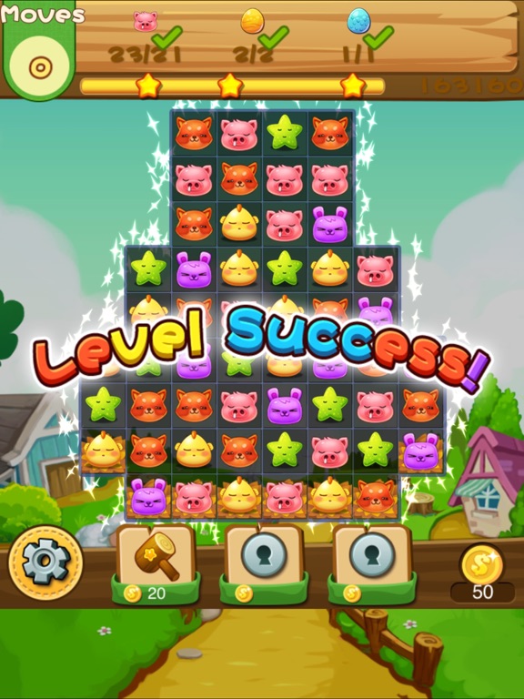 Screenshot #6 pour Animal Pop Fun - Match 3 Games