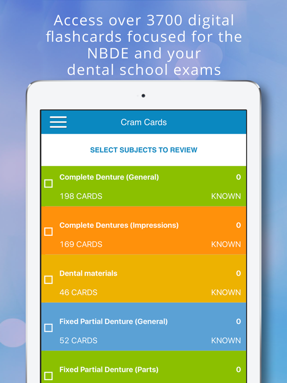 Screenshot #4 pour Prosthodontics Cram Cards