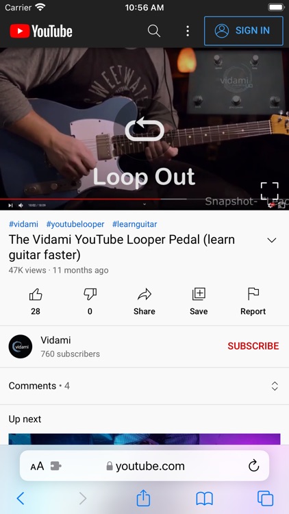 Vidami for Safari - iOS