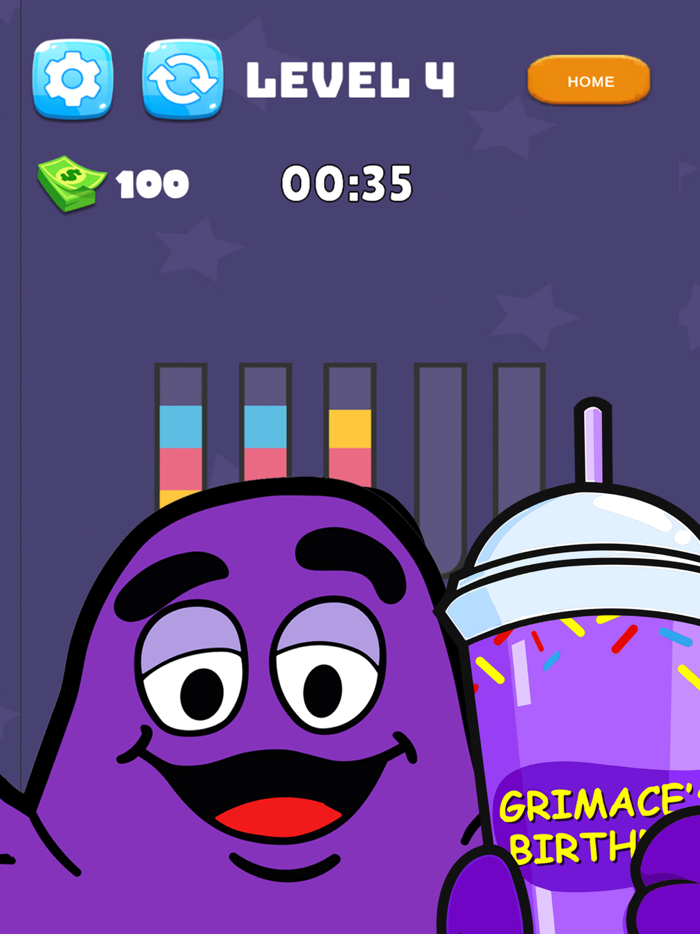 Grimace Sort shakes  Puzzle